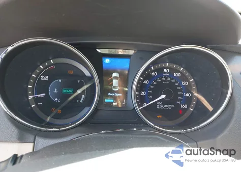 2015 Hyundai Sonata Hybrid z USA, uszkodzony, nr VIN KMHEC4A41FA133077